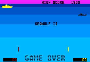 Seawolf II Title Screen